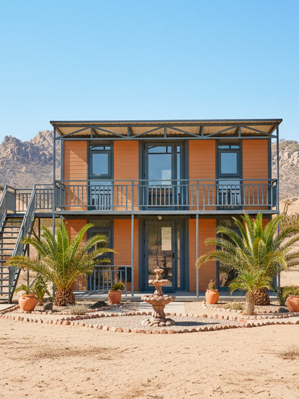 Casa Modular Santa Fe - Escalera Exterior